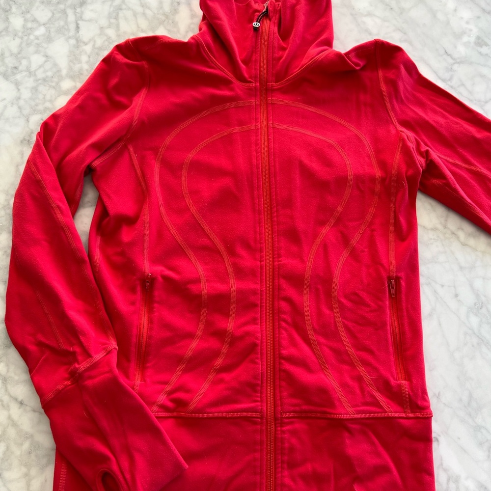 Lululemon Red Zip Jacket